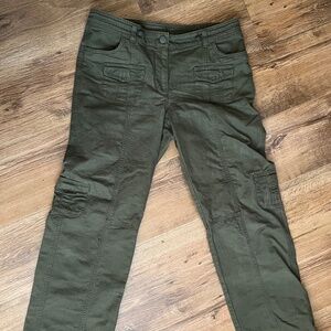 ARITZIA Sunday Best Cargo Pants women's 10 Green